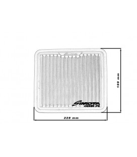 Stock replacement air filter SIMOTA OS003 228X199mm