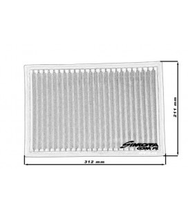 Stock replacement air filter SIMOTA OV006 312X211mm