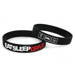 Silikoninė apyrankė | EAT SLEEP DRIVE | black